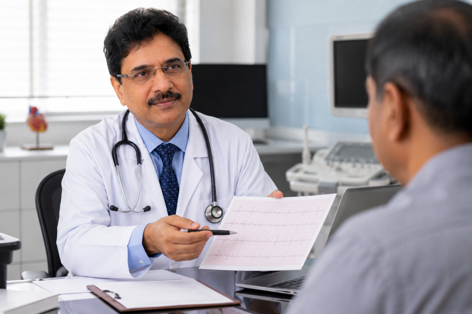 Dr. Rajiv Sharma — Senior Cardiologist at Apollo Hospitals Delhi